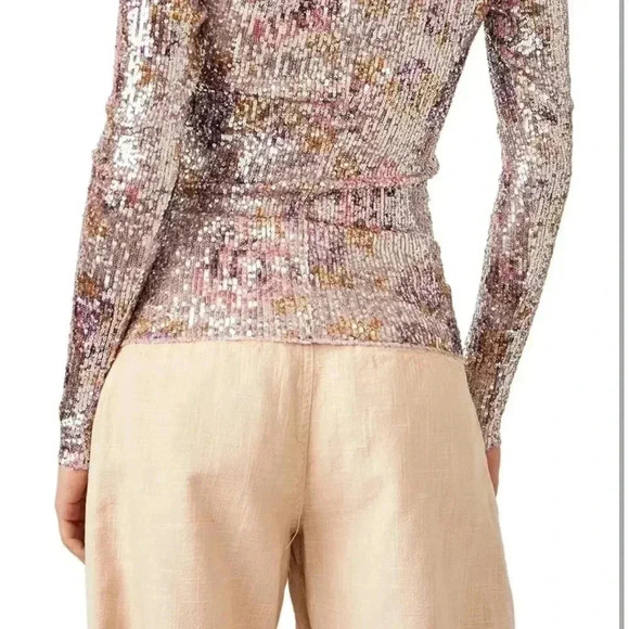 INTIMATELY FREE PEOPLE Gold Rush Top SIZE MEDIUM - Picture 5 of 13